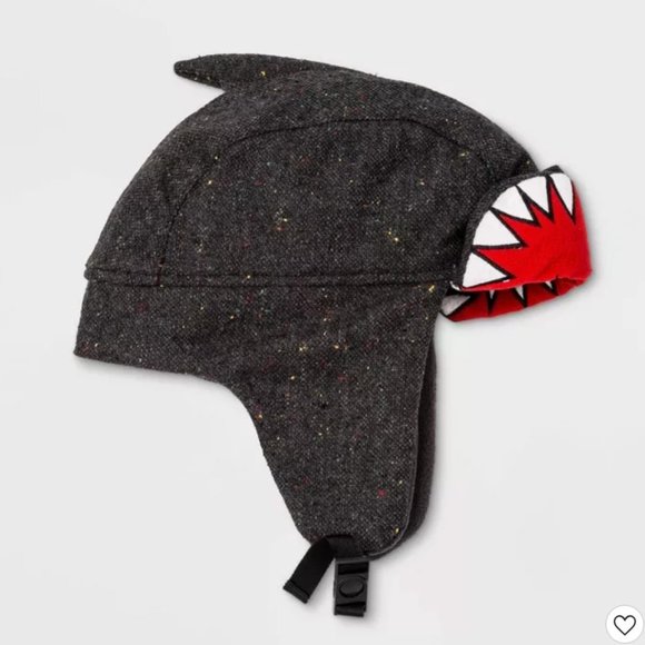 Cat & Jack Other - CAT & JACK child's Shark Tweed Trapper Hat OS